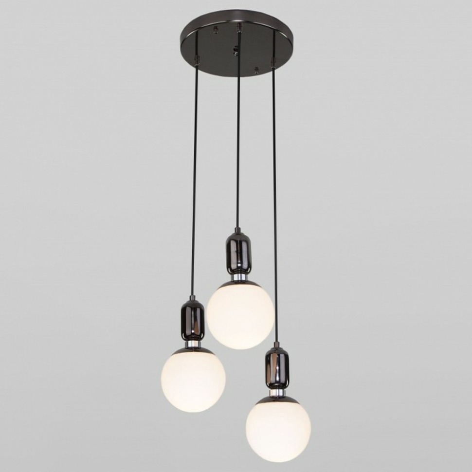 Фото Подвесной светильник Eurosvet Bubble 50151/3 черный жемчуг EV_a056846 - интернет-магазин МегаТерем в Москве