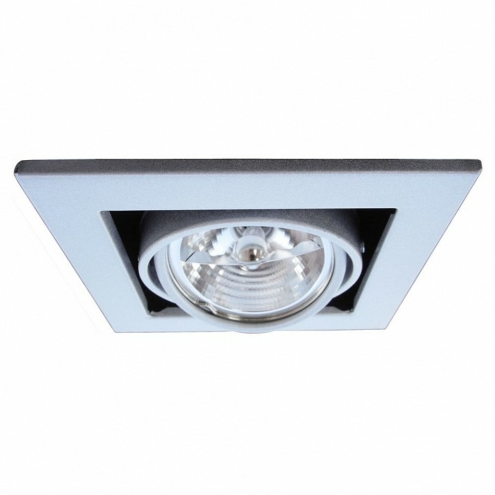 Фото Встраиваемый светильник Arte Lamp Cardani Medio A5930PL-1SI AR_A5930PL-1SI - интернет-магазин МегаТерем в Москве