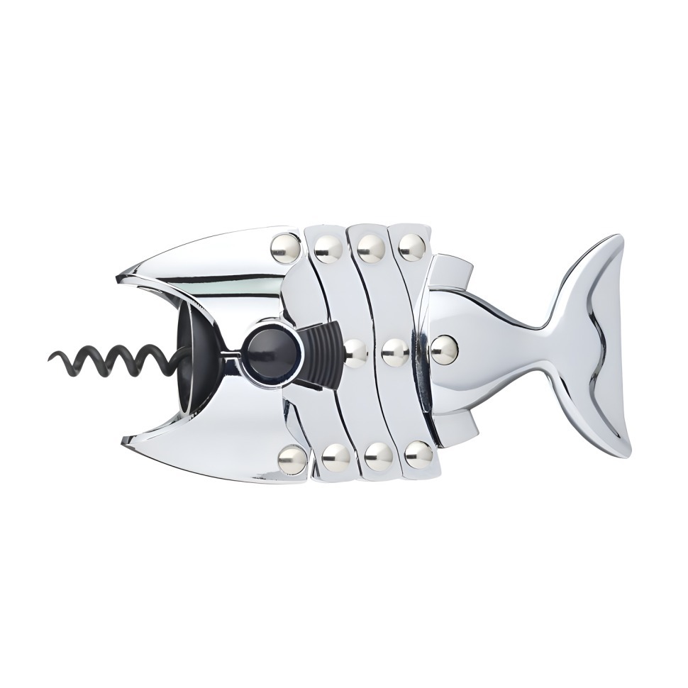 Фото Штопор и форме рыбки Lazy Fish BarCraft цинковый сплав BCLAZYFISH - интернет-магазин МегаТерем в Москве