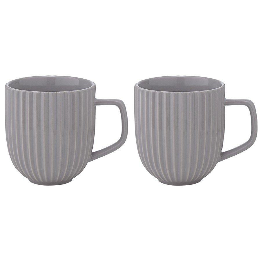Фото Набор из двух кружек темно-серого цвета из коллекции edge, 400 мл (75167) - интернет-магазин МегаТерем в Москве