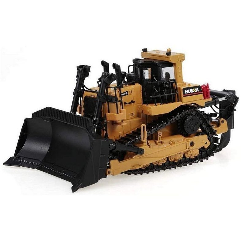 Фото Металлический гусеничный бульдозер HuiNa Toys 1:50 (HN1700) - интернет-магазин МегаТерем в Москве