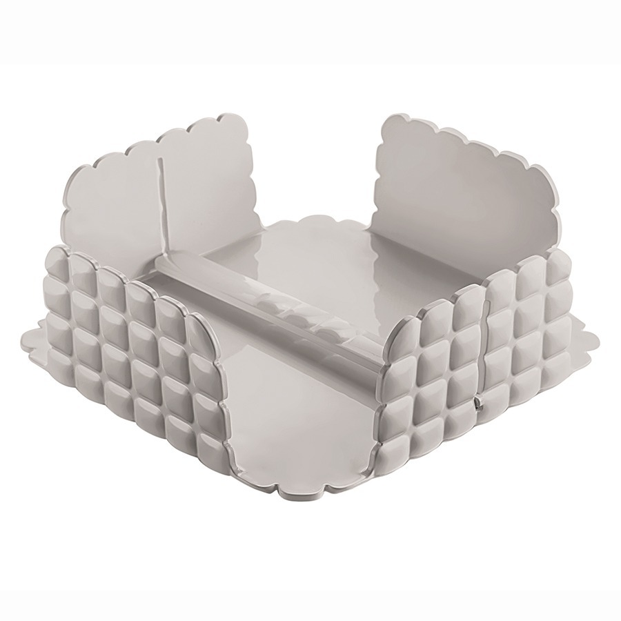 Фото Салфетница квадратная tiffany, серо-бежевая (75620) - интернет-магазин МегаТерем в Москве