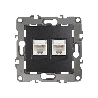 Розетка двойная Ethernet RJ...