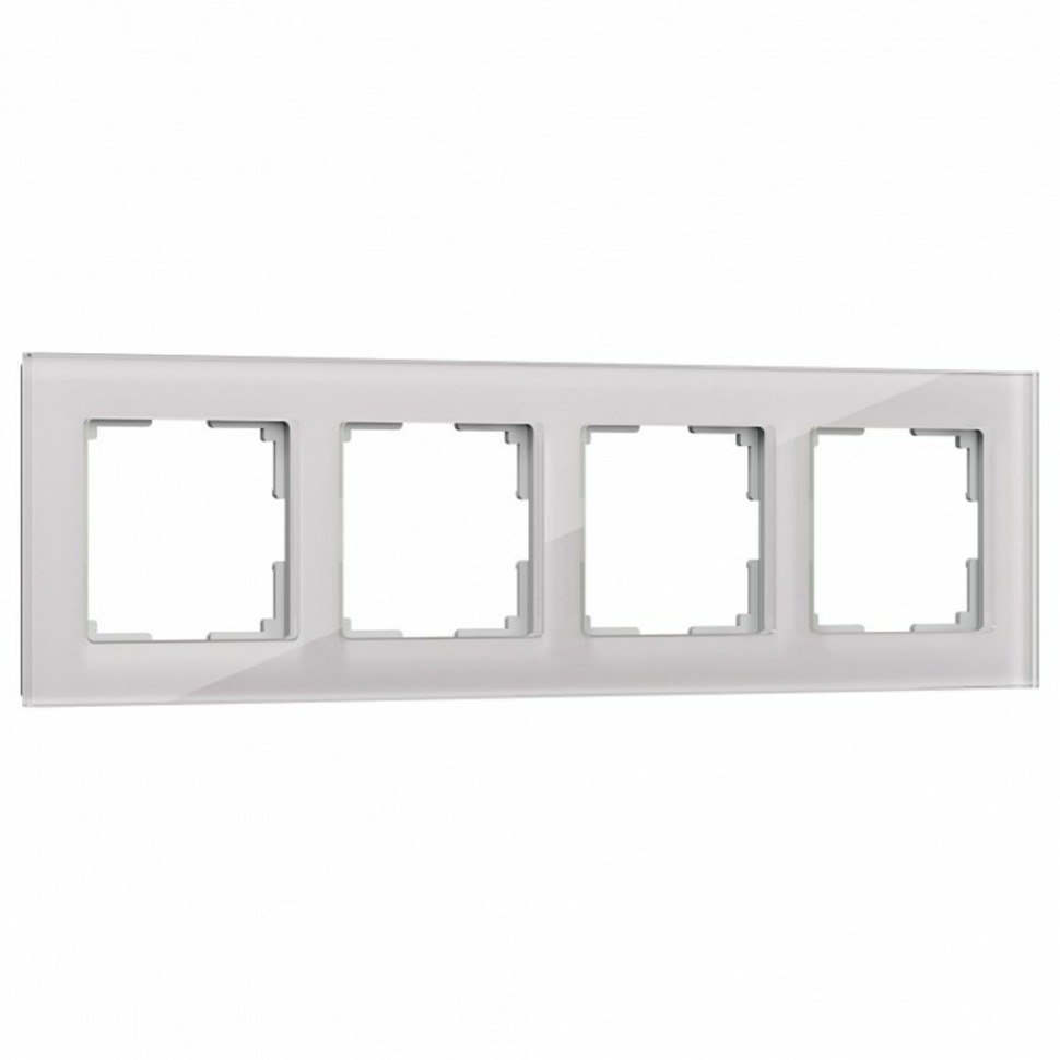 Фото Рамка на 4 поста Werkel Favorit (дымчатый) W0041117 WRK_a050897 - интернет-магазин МегаТерем в Москве