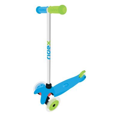 Самокат 3-колесный Zippy 3D, 120/80 мм, синий (321086)