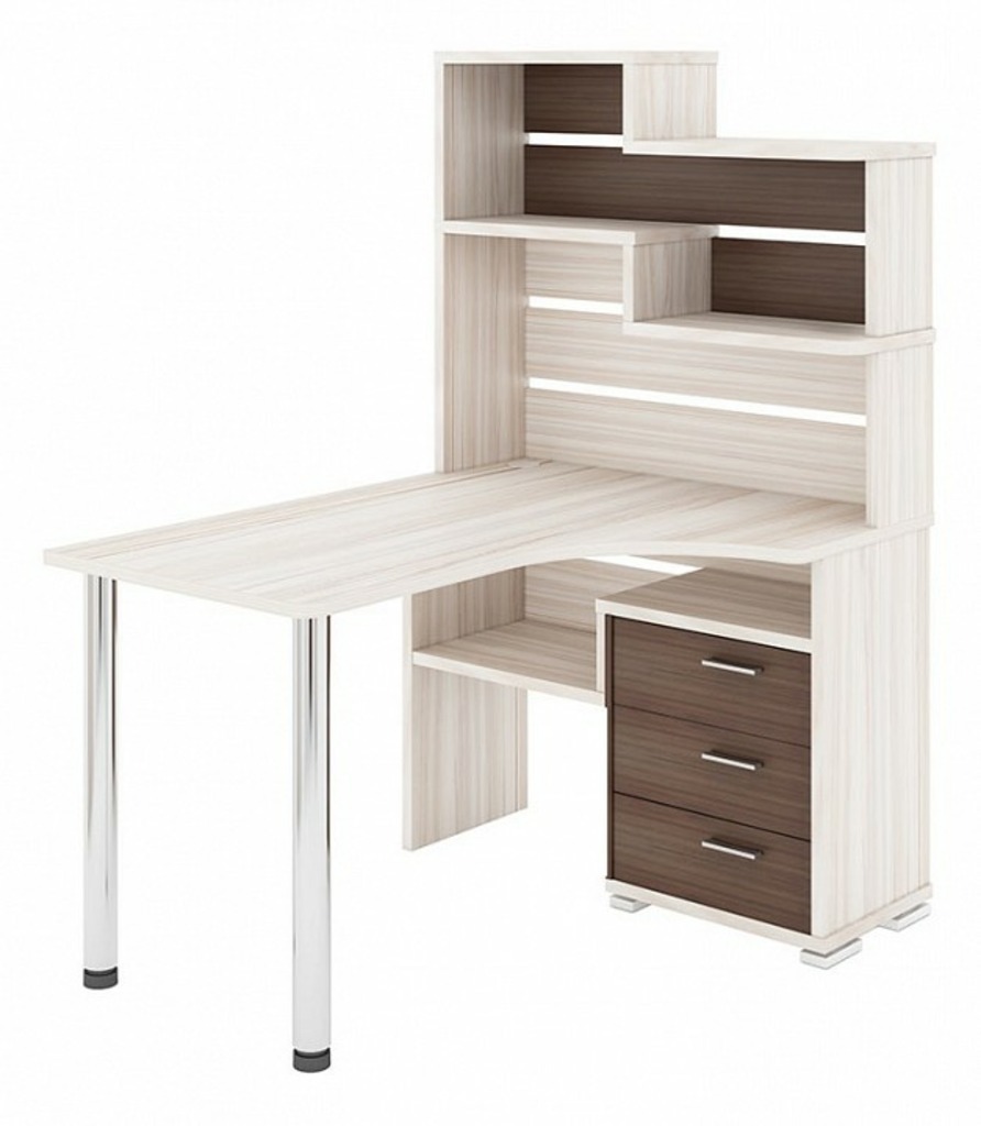 Фото Стол компьютерный Домино СР-132-130 MER_SR-132_KSH-PRAV - интернет-магазин МегаТерем в Москве