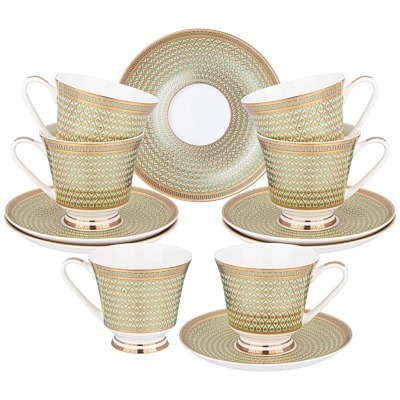 Чайный набор lefard золотая...