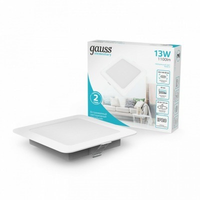 Встраиваемый светильник Gauss Elementary 998420212 GA_998420212