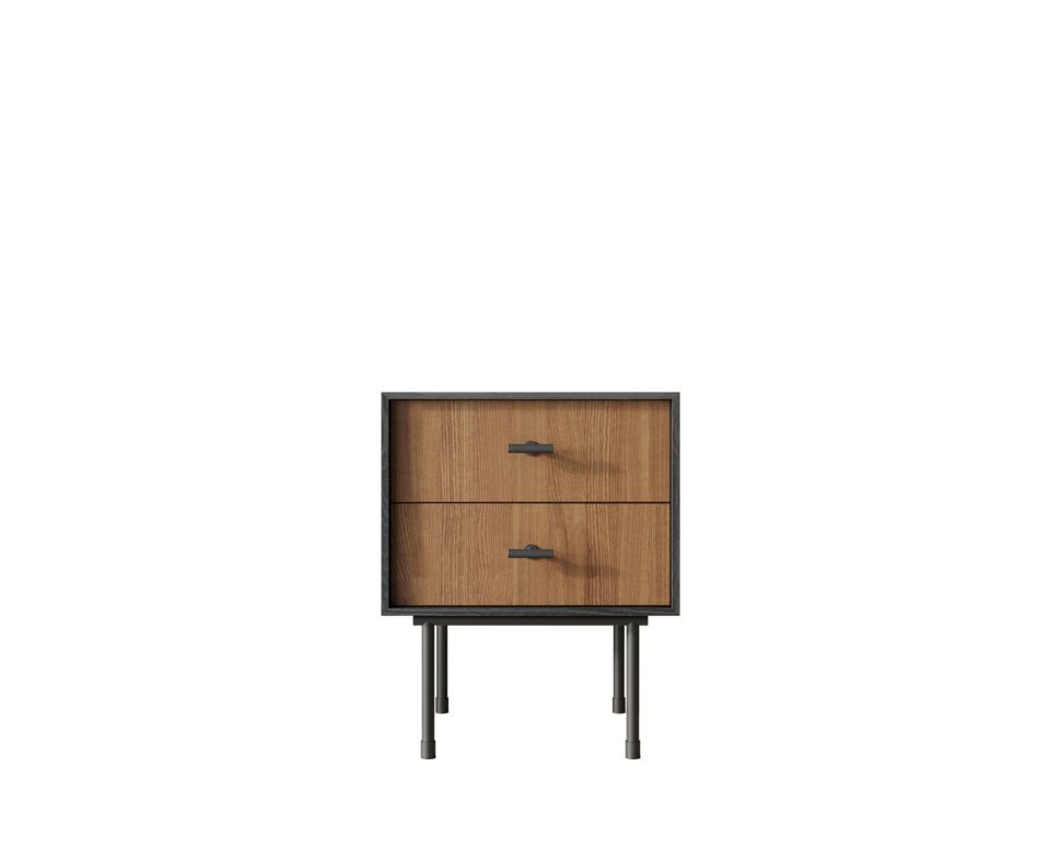 Фото Тумбочка с двумя ящиками Emerson арт EM16-ET - интернет-магазин МегаТерем в Москве