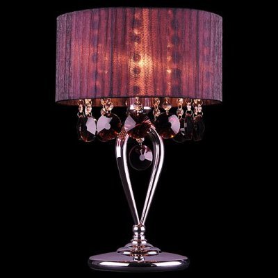 Настольная лампа декоративная Eurosvet 3153 3153/1T хром/гранатовый  Strotskis настольная лампа