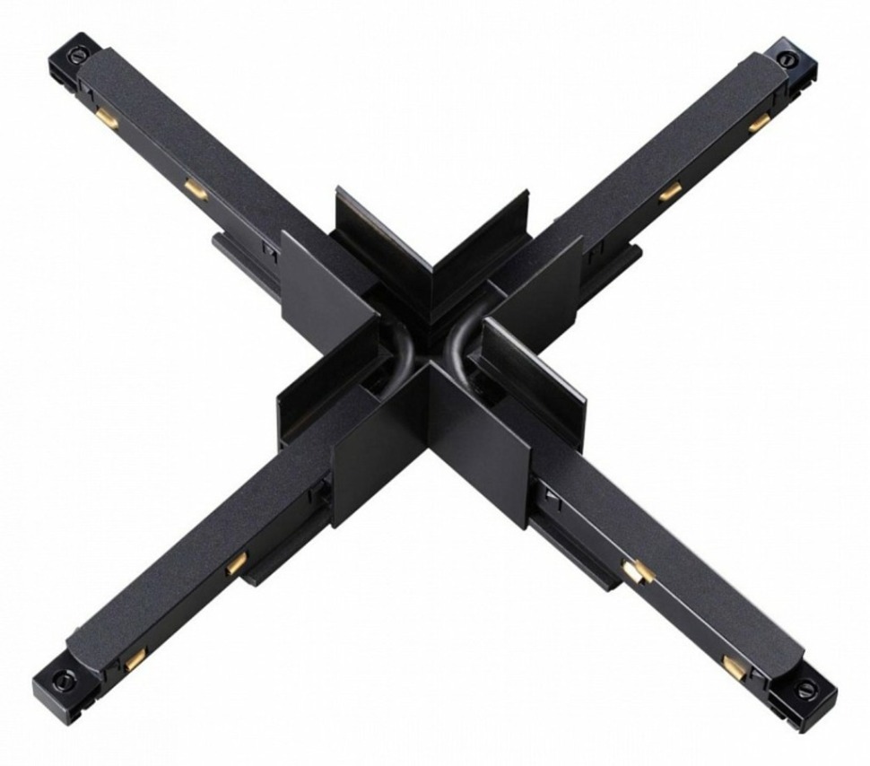 Фото Соединитель X-образный для треков накладных Novotech Flum 135128 NV_135128 - интернет-магазин МегаТерем в Москве