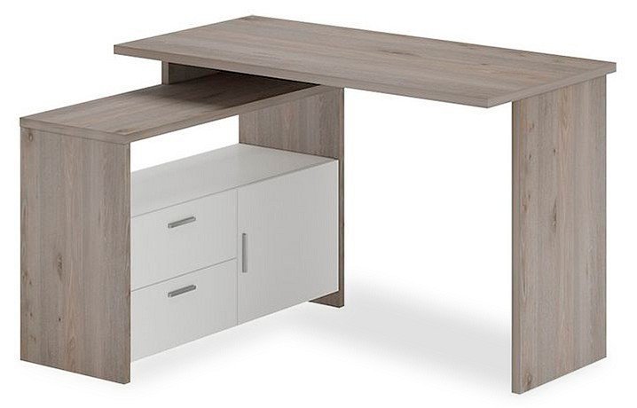 Фото Стол компьютерный Домино Lite СКЛ-ПРЯМ120+ТБЛ MER_SKL-PRYAM120-TBL_NBE - интернет-магазин МегаТерем в Москве