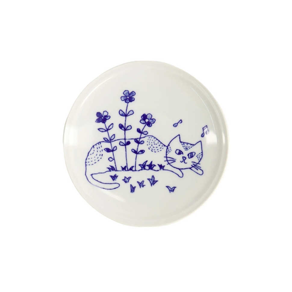 Фото Тарелка 18969, 14,3 см, фарфор, white, blue, TOKYO DESIGN - интернет-магазин МегаТерем в Москве