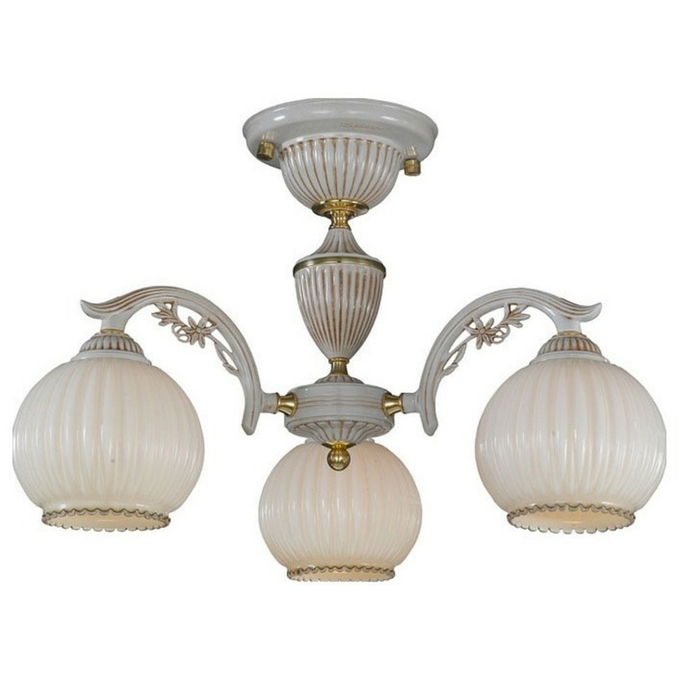 Фото Люстра на штанге Reccagni Angelo 9670 PL 9670/3 RA_PL_9670_3 - интернет-магазин МегаТерем в Москве