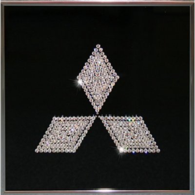 Картина Мицубиси с кристалл...