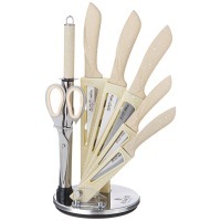 Набор ножей agness с ножницами и мусатом на пластиковой подставке, 8 предметов (911-619) 