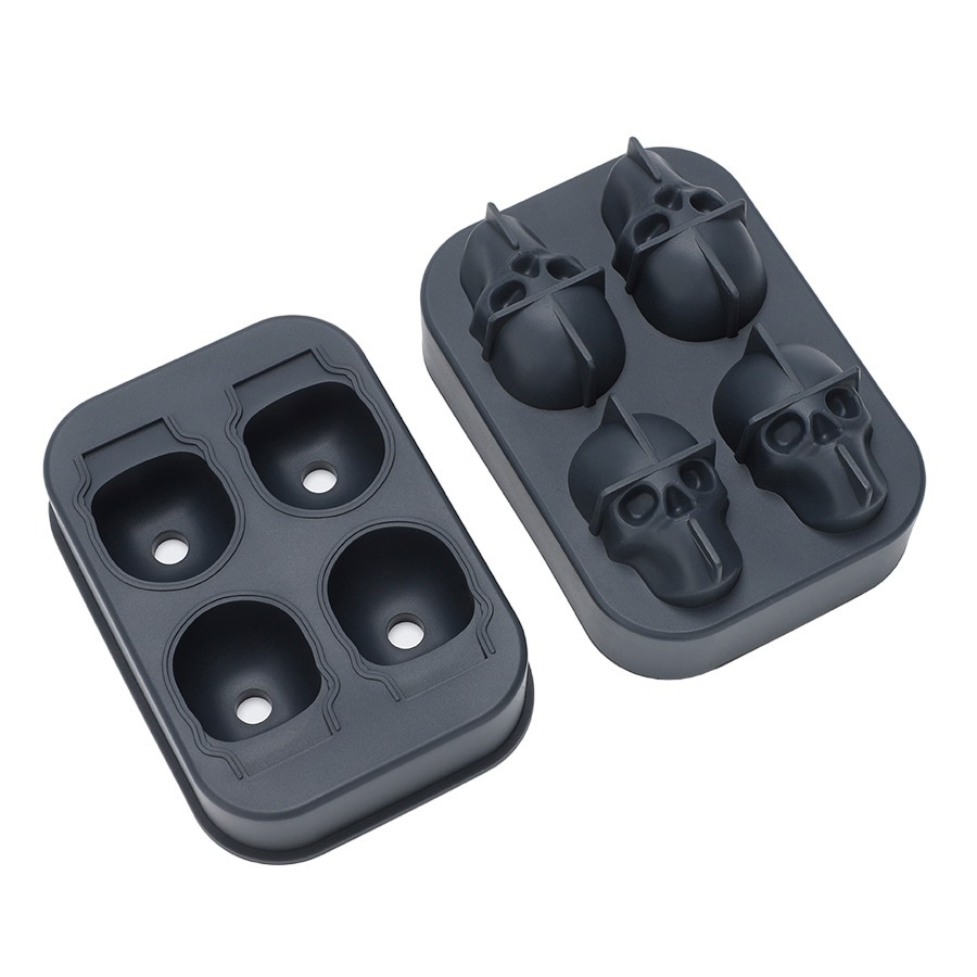 Фото Форма для льда ice skull, графит (77412) - интернет-магазин МегаТерем в Москве