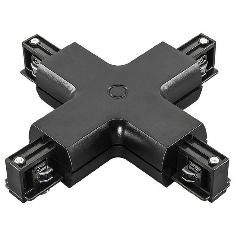 Фото Соединитель с токопроводом X-образный для треков Lightstar Barra 504147 LS_504147 - интернет-магазин МегаТерем в Москве