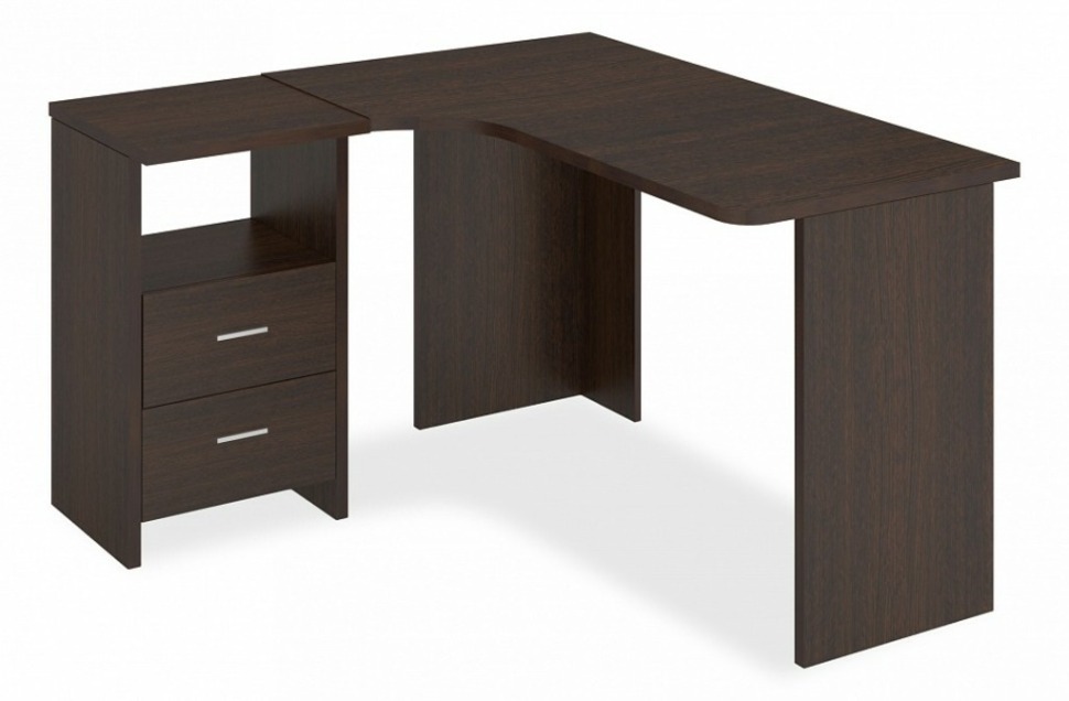 Фото Стол письменный Домино Лайт СКЛ-Угл130 MER_SKL-Ugl_130_V_LEV - интернет-магазин МегаТерем в Москве