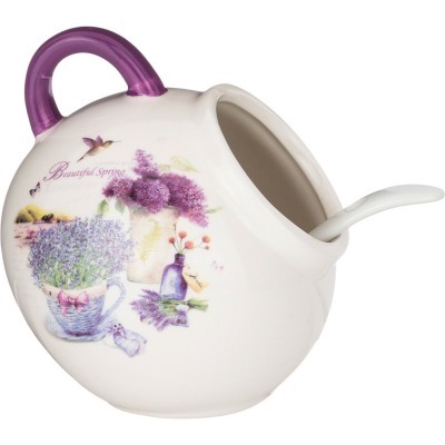 Солонка с ложкой agness лав...