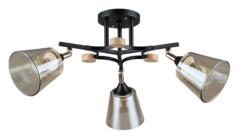 Фото Люстра на штанге Arte Lamp Glassy A5078PL-3BK AR_A5078PL-3BK - интернет-магазин МегаТерем в Москве