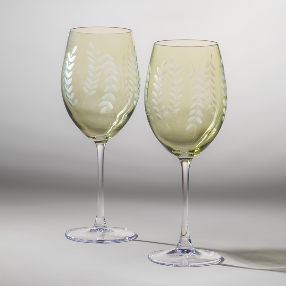 Фото Набор бокалов для вина flora из 2 шт. 540 мл Lefard (685-107) - интернет-магазин МегаТерем в Москве