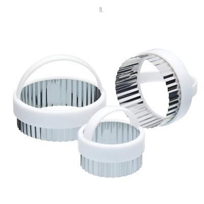 Набор из 3 рифленых формоче...