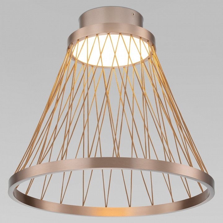 Фото Накладной светильник Eurosvet Cesta 40018/1 LED коричневый EV_a069290 - интернет-магазин МегаТерем в Москве