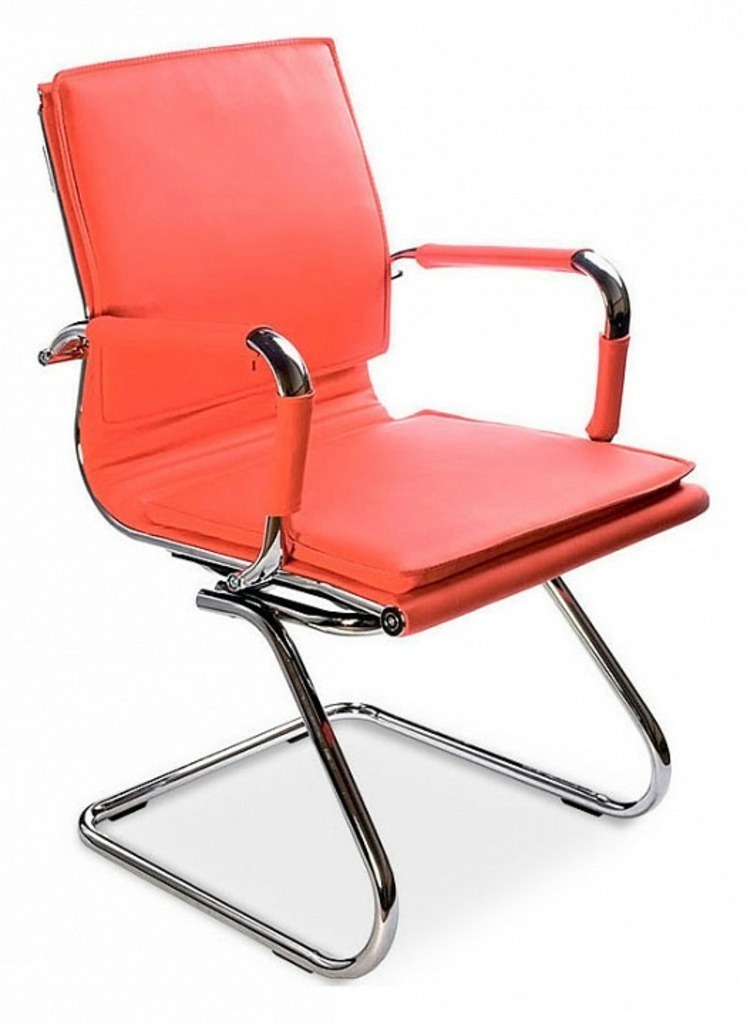 Фото Стул Бюрократ CH-993-low-v BUR_CH-993-Low-V_red - интернет-магазин МегаТерем в Москве