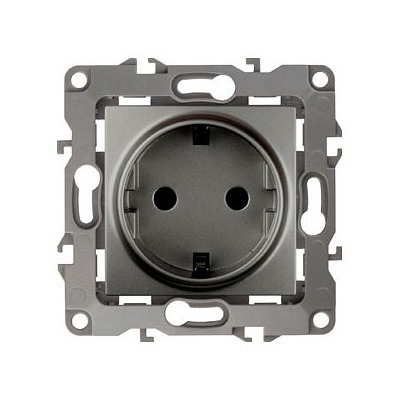 Розетка с заземлением, без рамки Эра Эра 12 12-2001-12 ER_B0019307