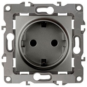 Фото Розетка с заземлением, без рамки Эра Эра 12 12-2001-12 ER_B0019307 - интернет-магазин МегаТерем в Москве