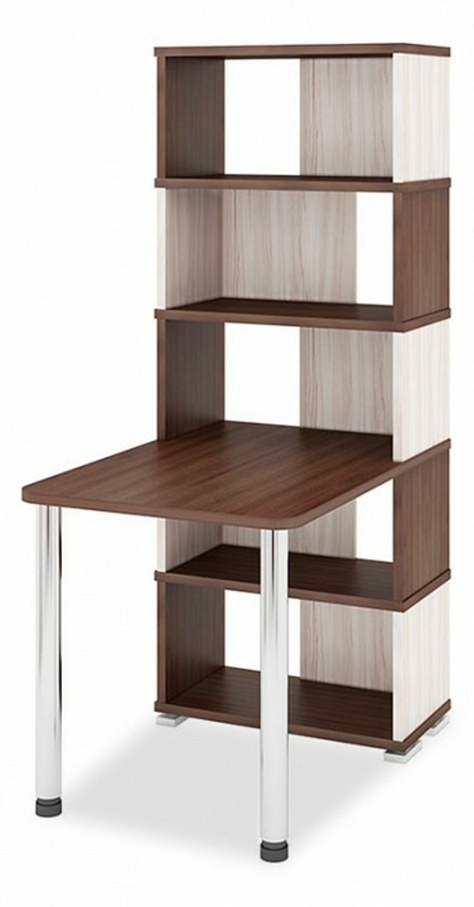 Фото Стол компьютерный Домино СБ-10М/5 MER_SB-10M_5_SHKSH - интернет-магазин МегаТерем в Москве