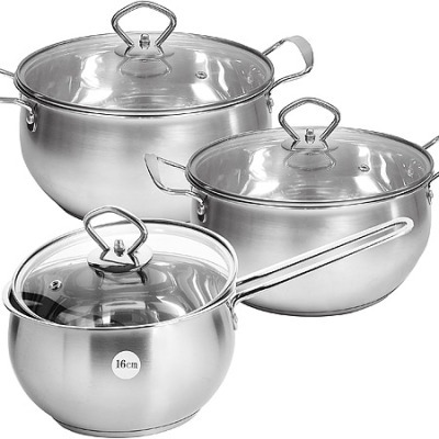 Набор кастрюль 3 шт из нерж...