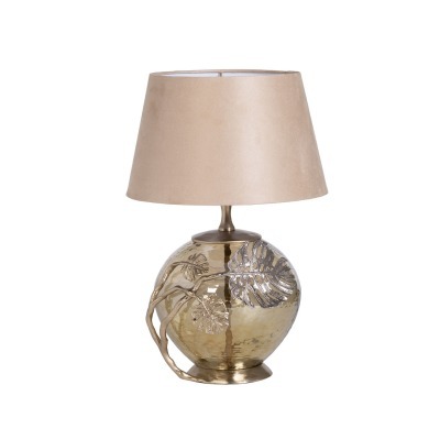 Лампа настольная "Лист монстеры" плафон бежевый d35,5*53 см (TT-00010109)