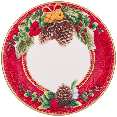 Тарелка lefard шишки 26*3 с...