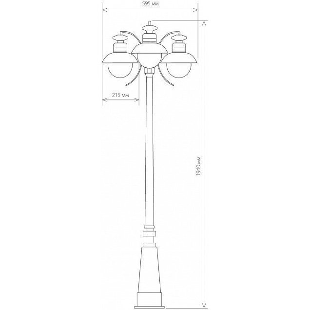 Fonarnyj Stolb Elektrostandard Talli F 3 A038487 Elk A038487 Po Cene 15 404 Rub Internet Magazin Megaterem