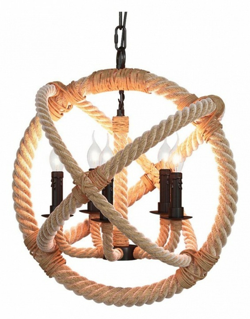 Фото Подвесная люстра Loft it Rope LOFT1194-5 LF_LOFT1194-5 - интернет-магазин МегаТерем в Москве