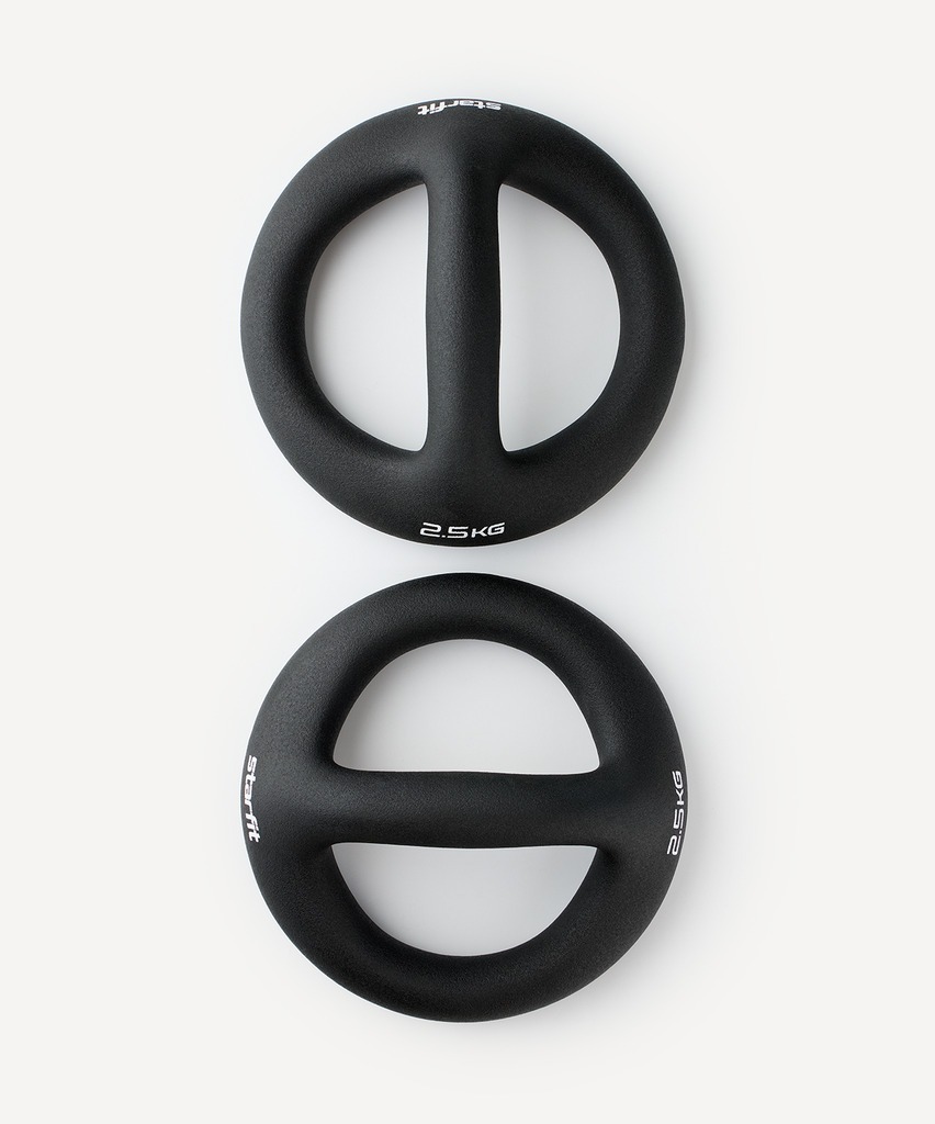 Фото Гантели-упоры для отжиманий STARFIT DB-801 2,5 кг, черный (2126010) - интернет-магазин МегаТерем в Москве