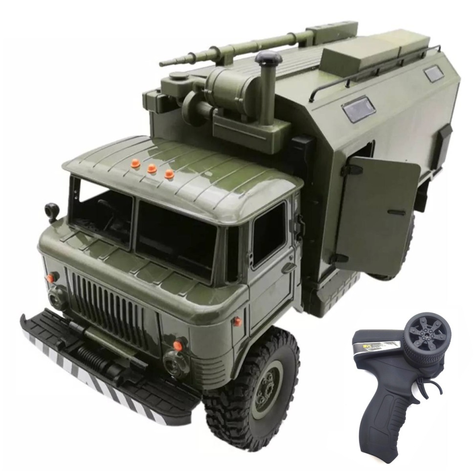 Фото Радиоуправляемая грузовая машина WPL Зеленый 1:16 (WPLB-24-6) - интернет-магазин МегаТерем в Москве