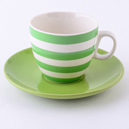 Фото Чайная пара 220 мл Green LORAINE (9-25070-3) - интернет-магазин МегаТерем в Москве