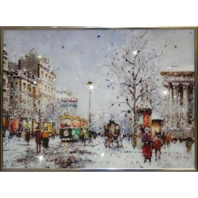 Картина Зимний вечер с крис...