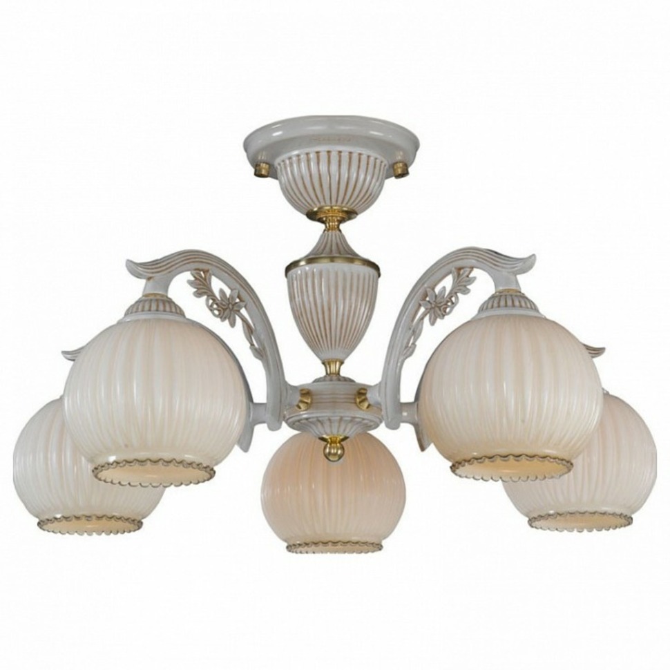 Фото Люстра на штанге Reccagni Angelo 9670 PL 9670/5 RA_PL_9670_5 - интернет-магазин МегаТерем в Москве