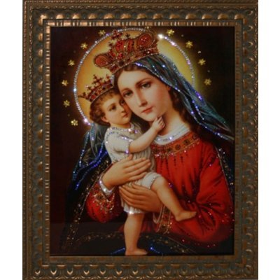 Картина Мадонна с кристаллами Swarovski (1721)