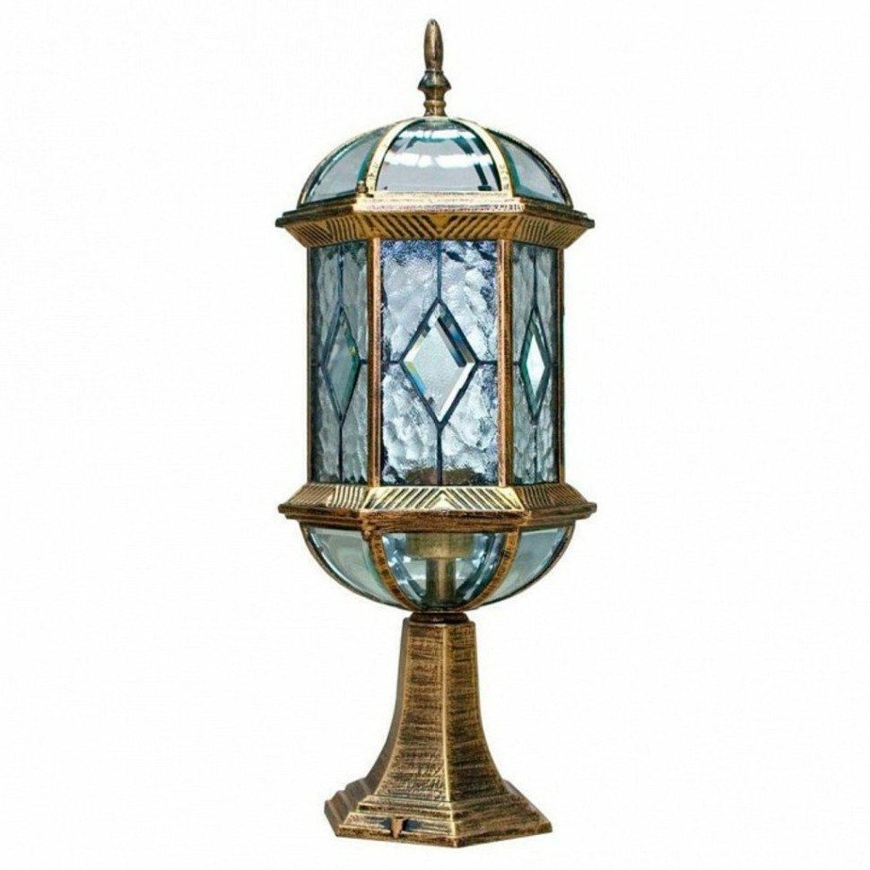 Фото Наземный низкий светильник Feron Витраж с ромбом 11339 FE_11339 - интернет-магазин МегаТерем в Москве