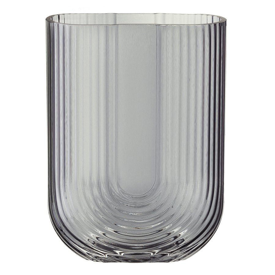 Фото Ваза florenty, 23,5 см, серая (75116) - интернет-магазин МегаТерем в Москве