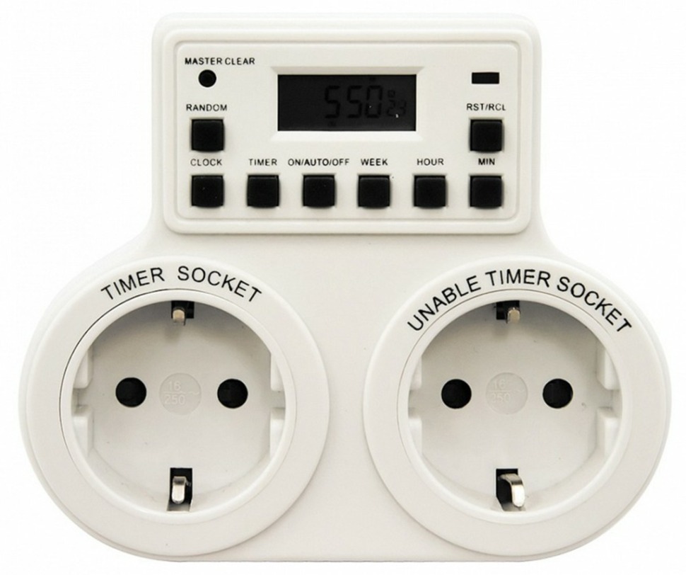 Фото Розетка с таймером Feron TM25 23236 FE_23236 - интернет-магазин МегаТерем в Москве