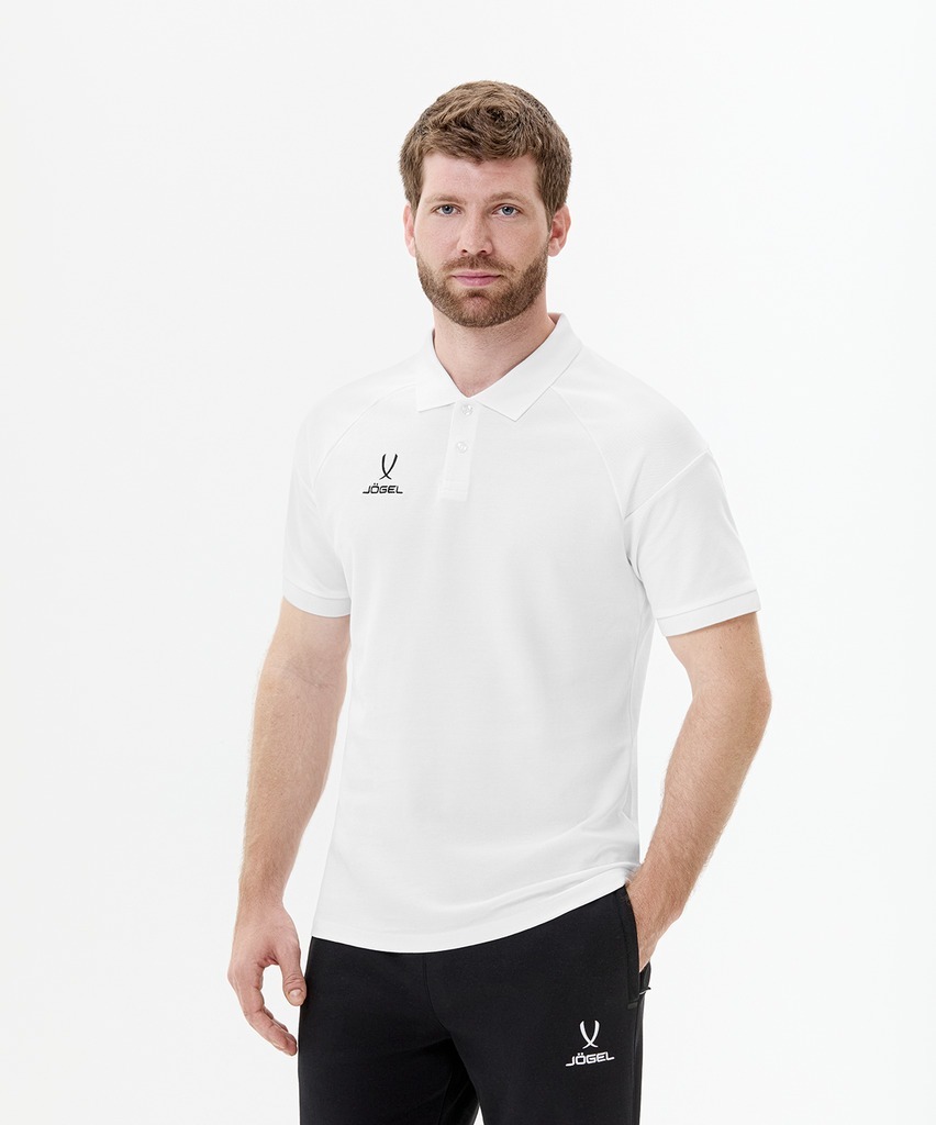 Фото Поло JOGEL CAMP 2 CVC Polo, белый (2114405) - интернет-магазин МегаТерем в Москве