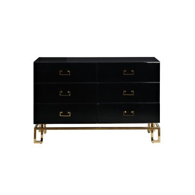 Комод черный 6 ящиков 120*4...