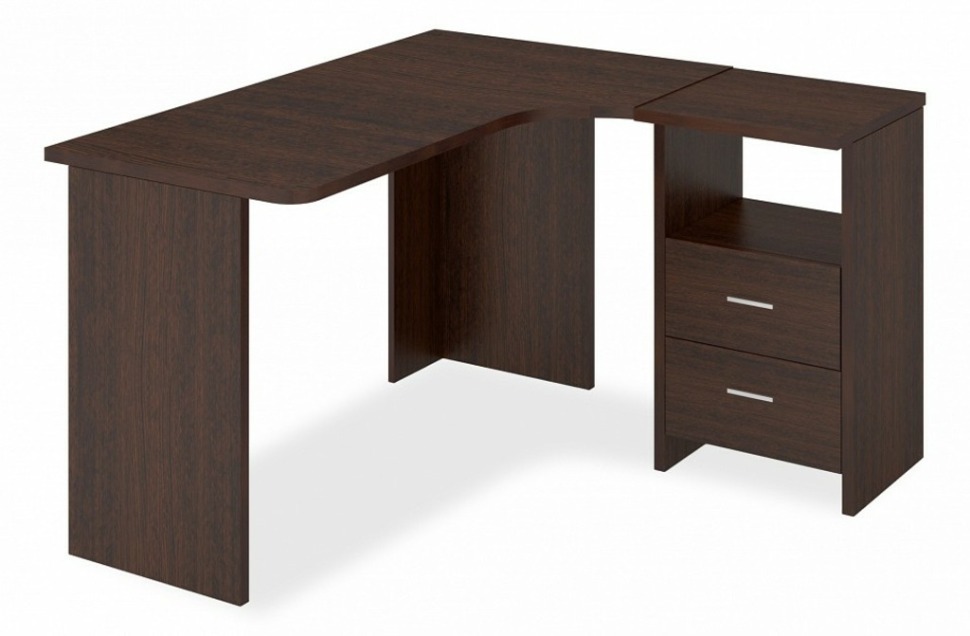 Фото Стол письменный Домино Лайт СКЛ-Угл130 MER_SKL-Ugl_130_V_PRAV - интернет-магазин МегаТерем в Москве