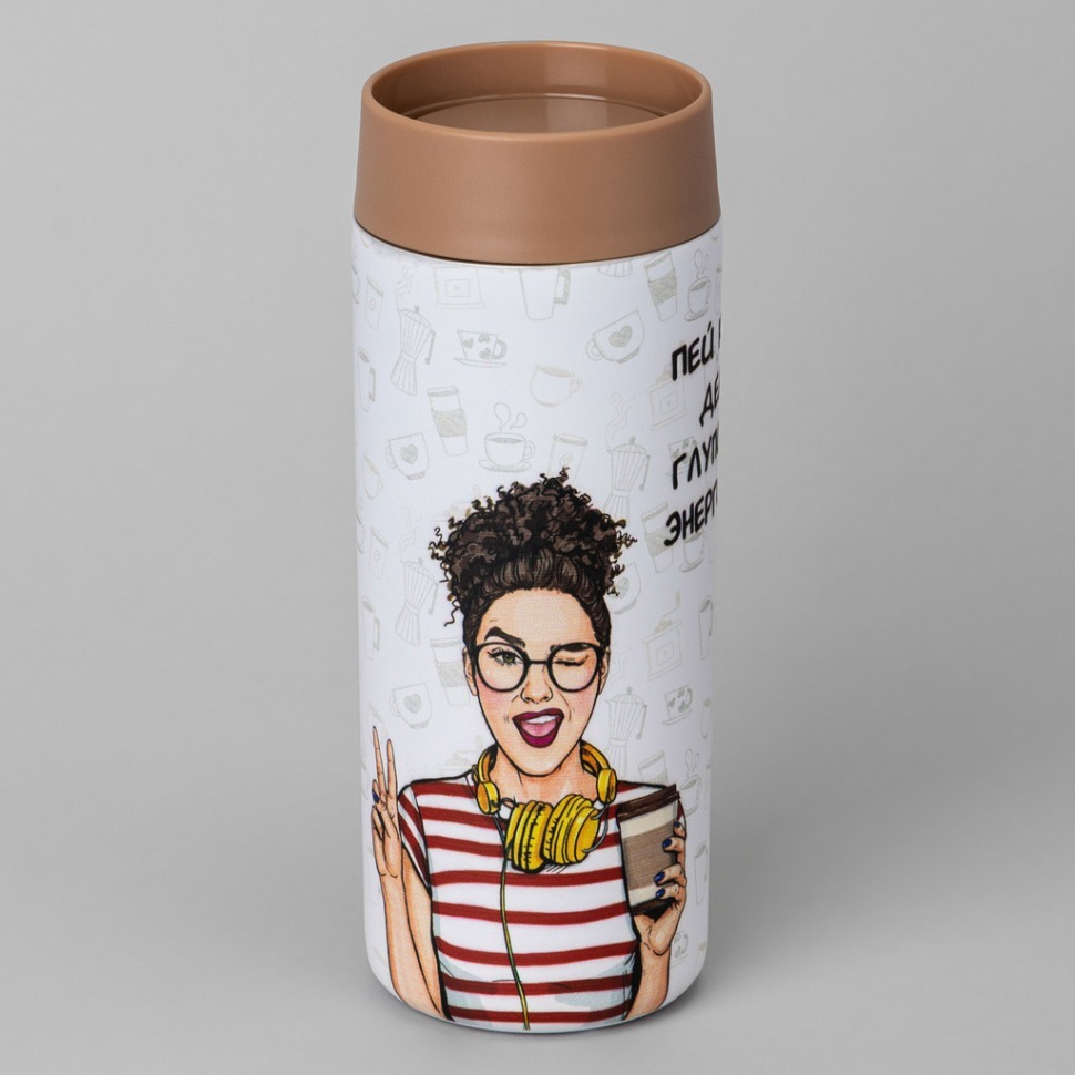 Фото Термокружка footle 350 мл, колба нерж.сталь 18/10 Agness (798-104) - интернет-магазин МегаТерем в Москве